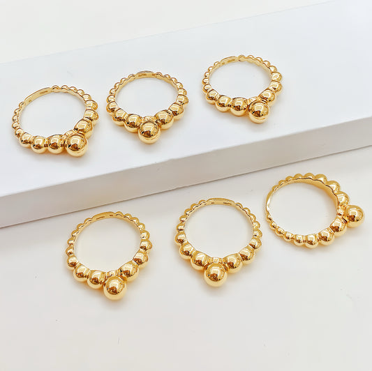 Classic 18k Gold Ring (Item No. HFR054）
