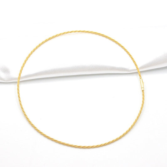 Twisted 18k Gold Necklace (Item No. SR051CN)