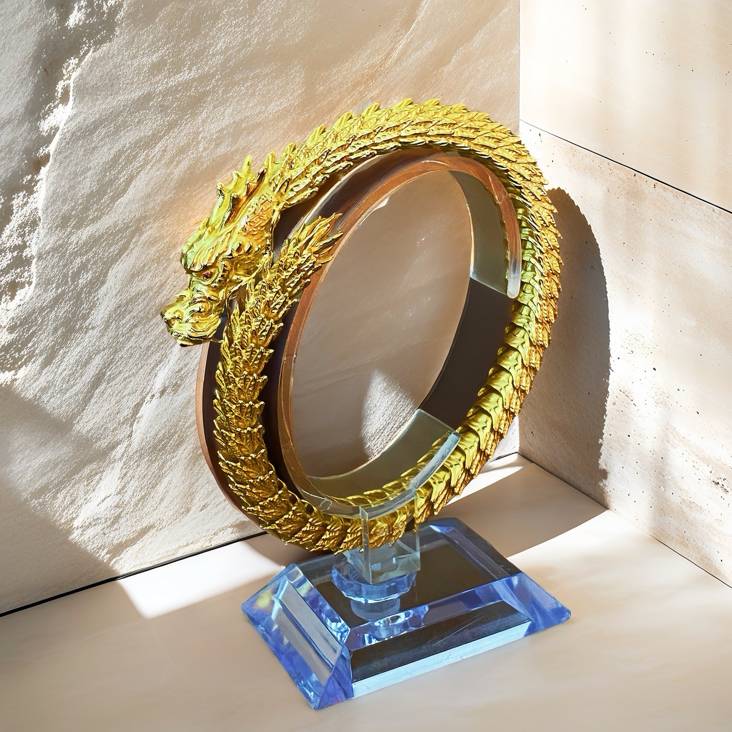 Dragon Elastic Sterling Silver/9k/14k/18k Gold Bracelet (Item No. GB0001）