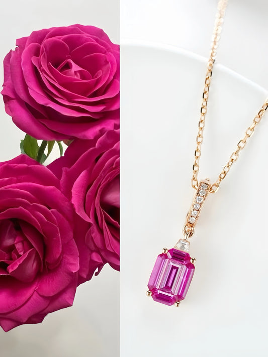 Ruby 18k Gold Pendant (Item No. SA106）