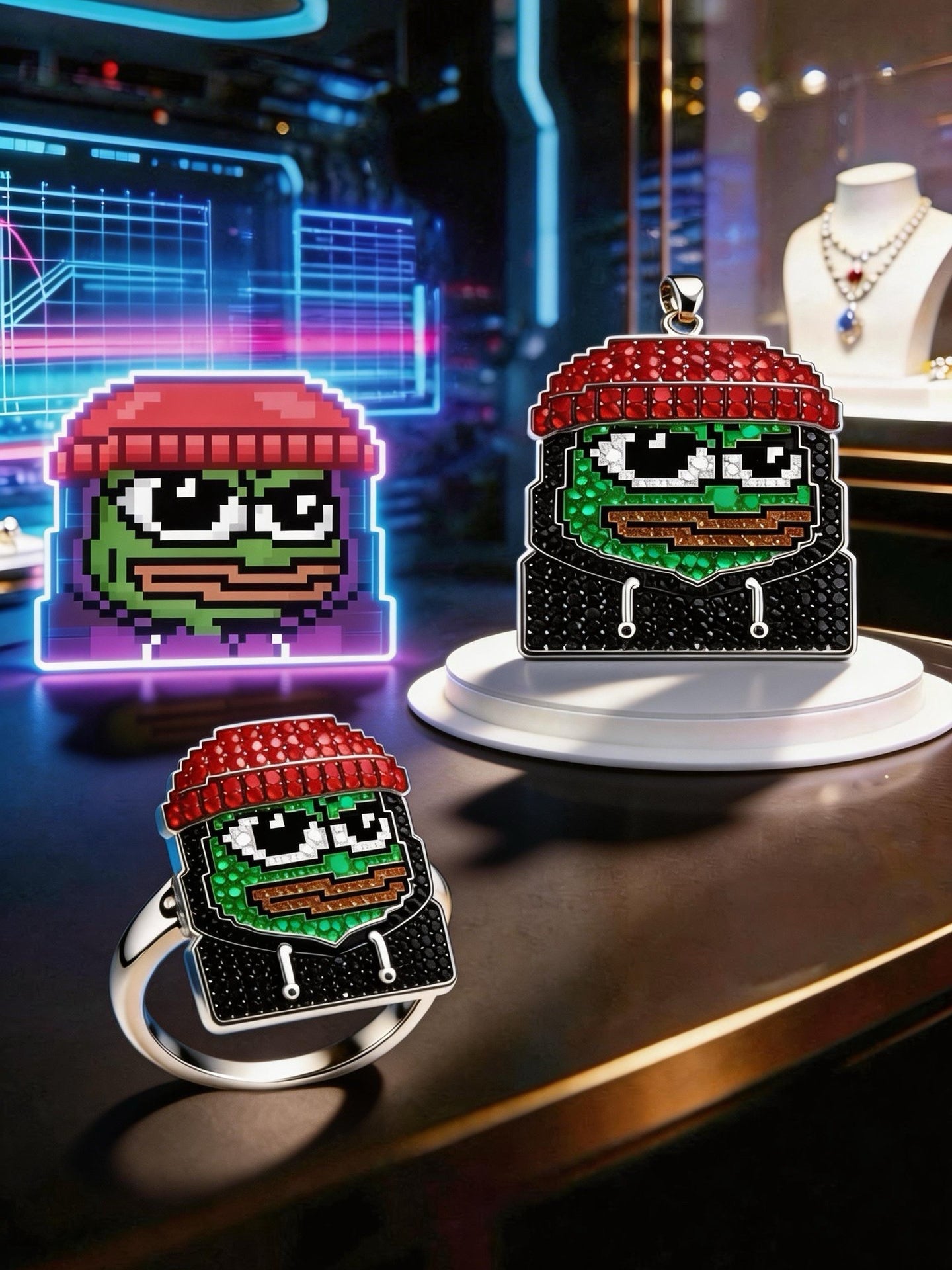 Smowl NFT Custom Jewelry