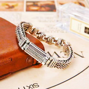 Fashion Braided Silver Bracelet (Item No. B0642）