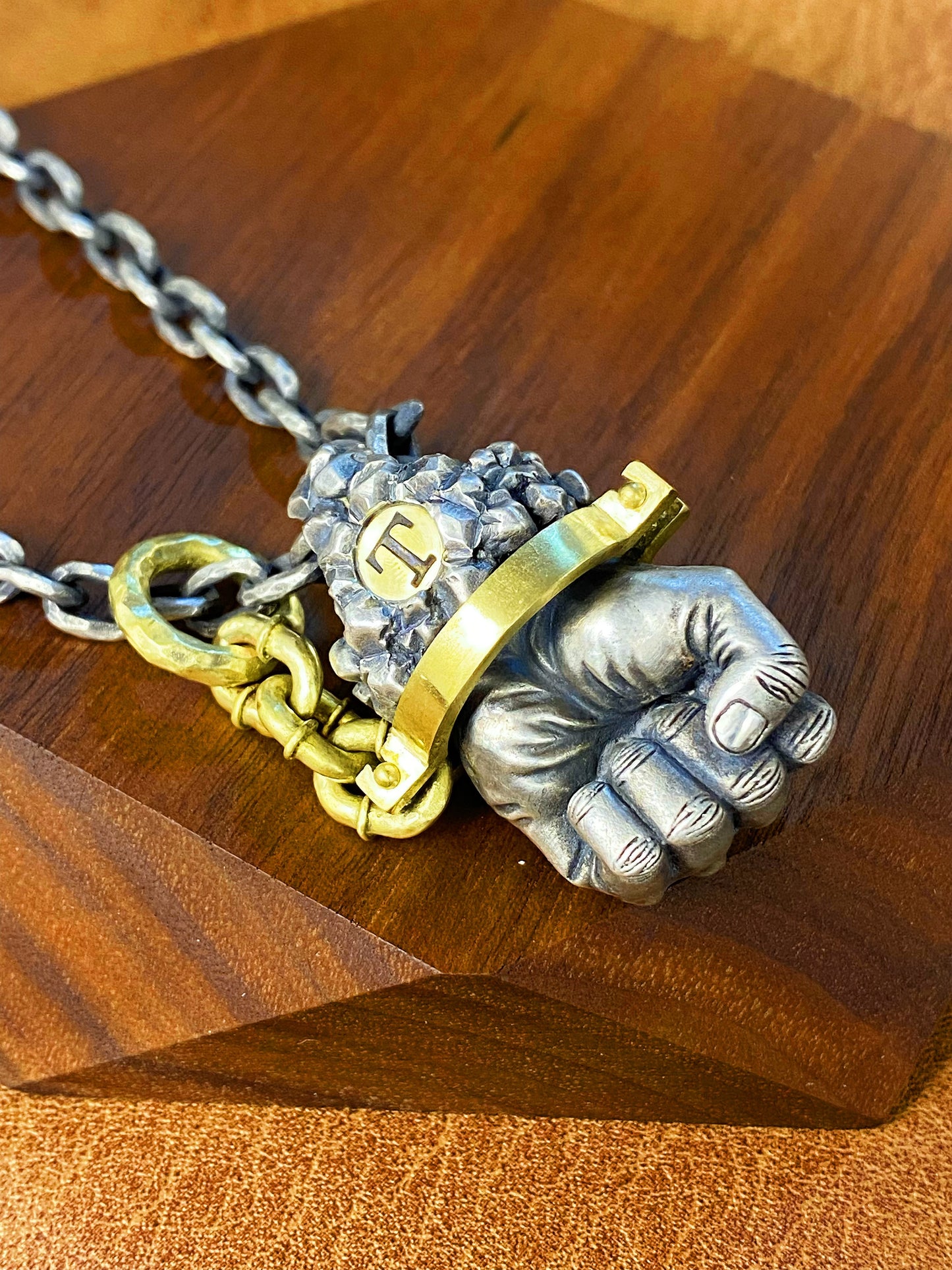 Power Fist Destiny Silver Pendant Tartaria Onlinestore