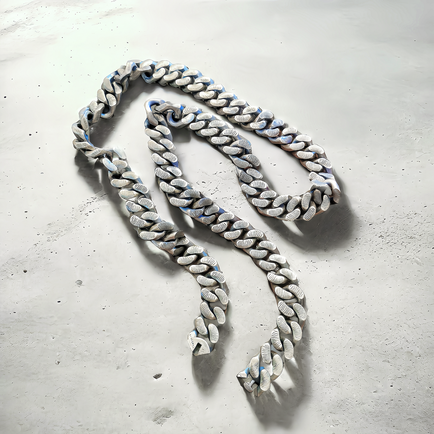 Heavy Metal Silver Necklace Chain (Item No. N0112)