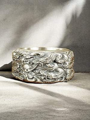 Nine Dragon Silver Ring (Item No. R0143)