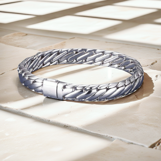 Classic Platinum Gold Bracelet (Item No. GB0042)