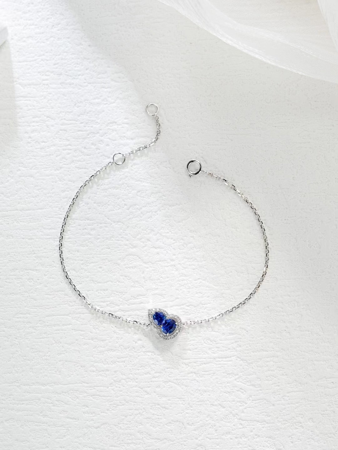 Rainbow Sapphire 18k Gold Bracelet (Item No. SA069）