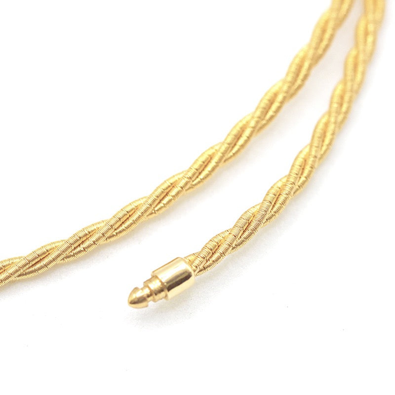 Twisted 18K Gold Bracelet (Item No. SX031CB)