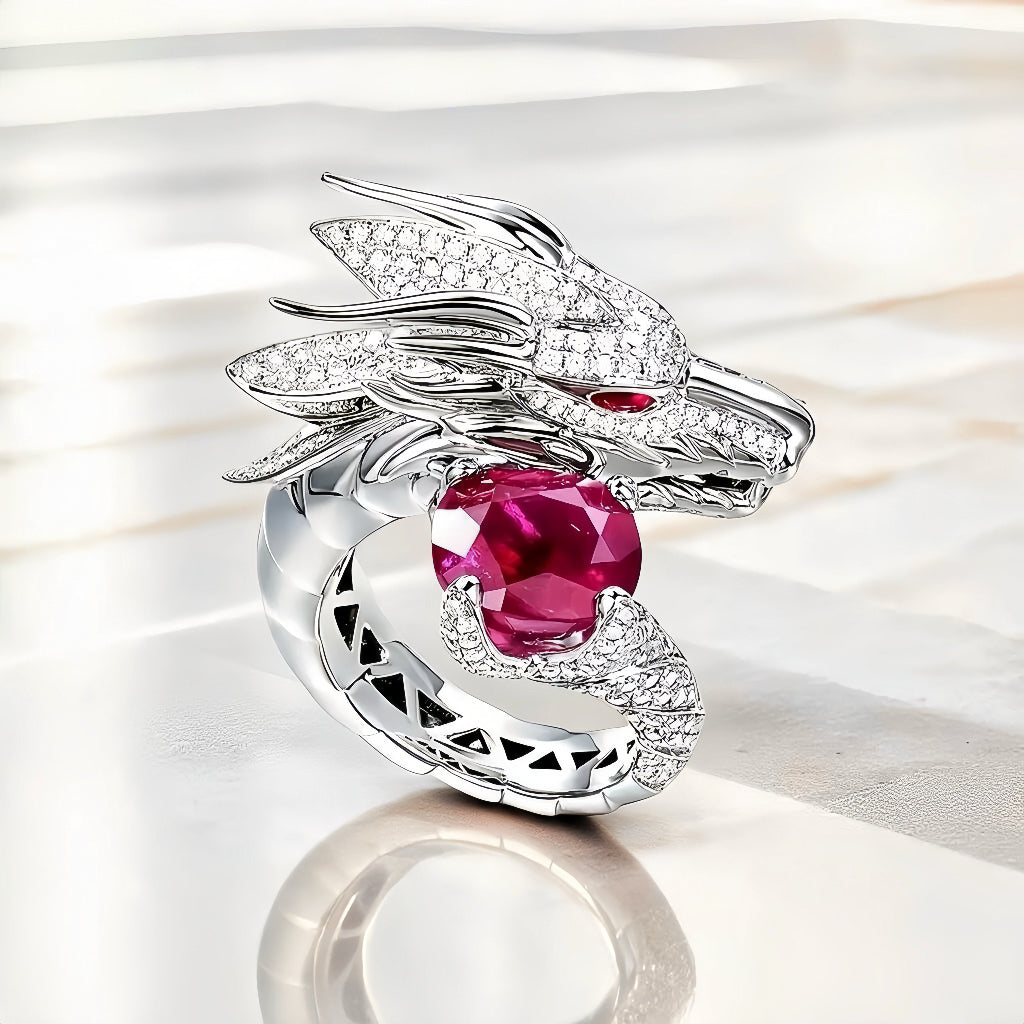 Dragon 18K Gold Ring (Item No.SC012)