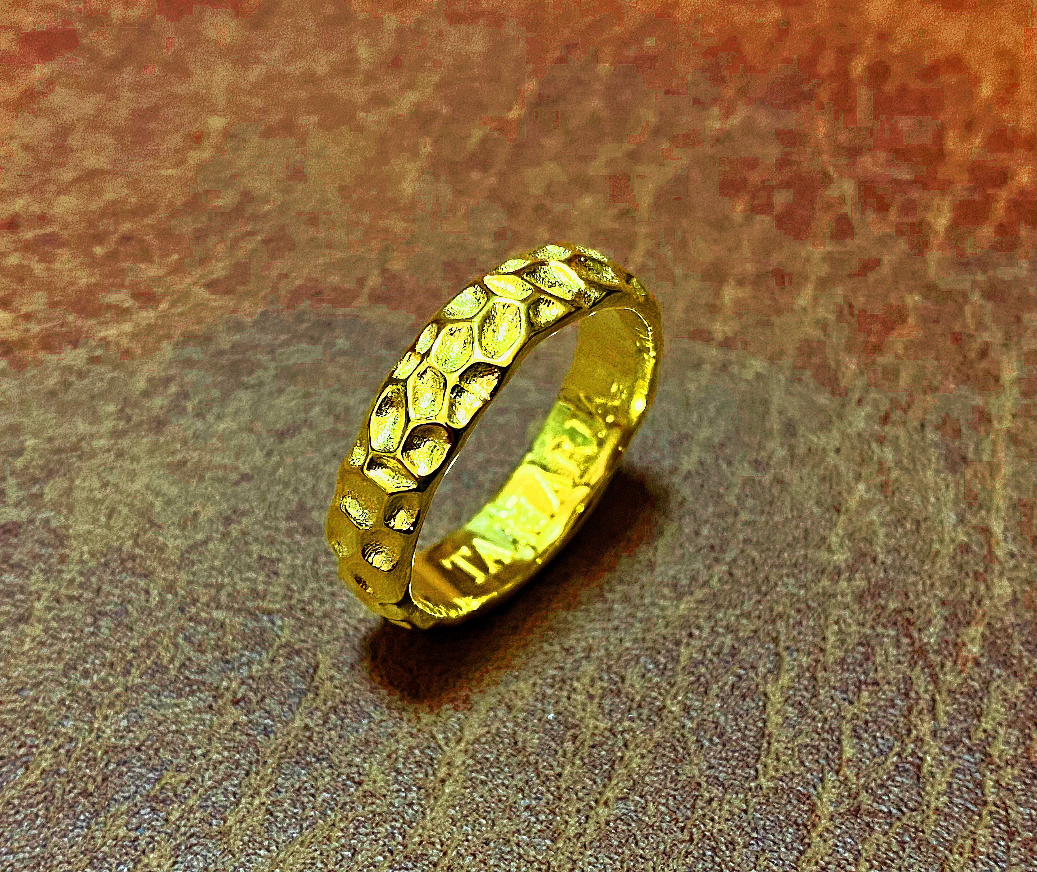 9k/14k/18k Gold Ring (Item No. GR0009） Tartaria Onlinestore