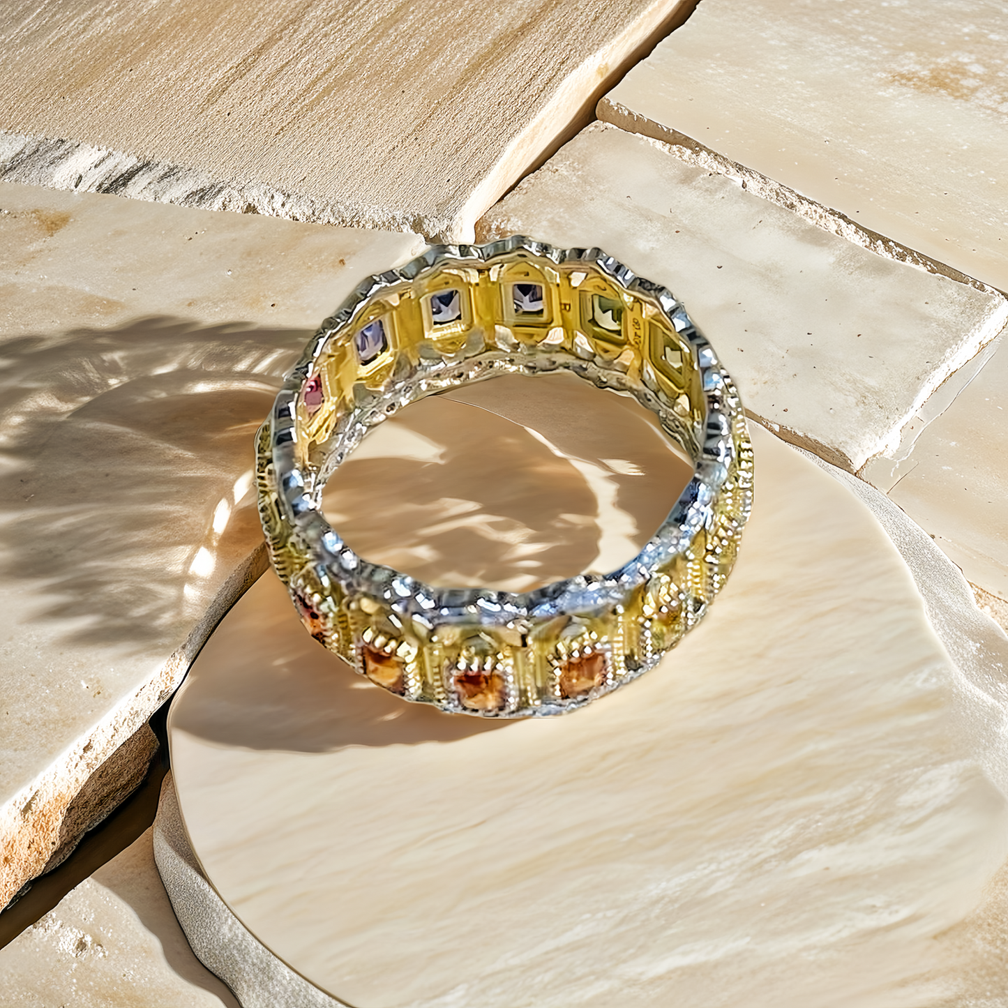 Vintage 18k Gold Diamond Ring (Item No. VT159）