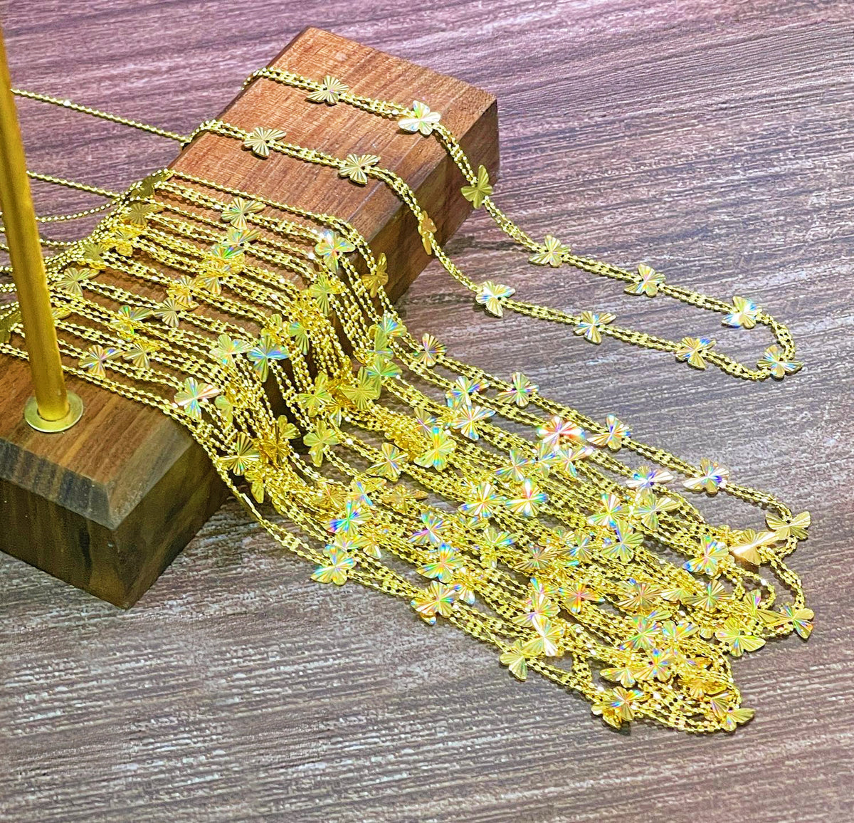18k Gold Necklace (Item No. SJN011）