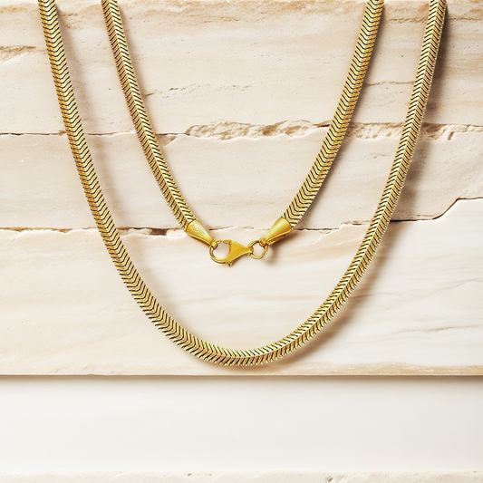 Snake 18k Necklace Chain (Item No. GN0007）