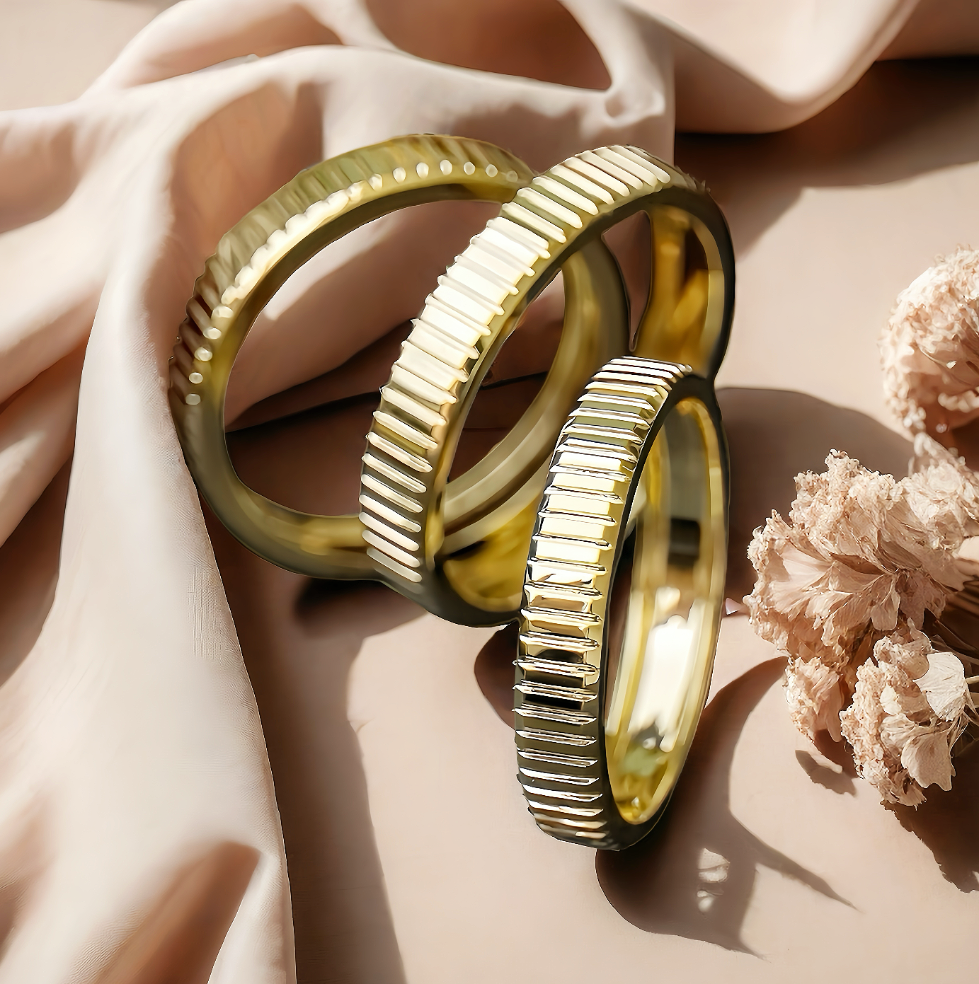 Contemporary 18k Gold Ring (Item No. GR0012）