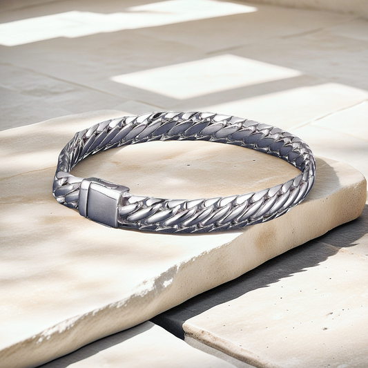 Classic Platinum Gold Bracelet (Item No. GB0038)