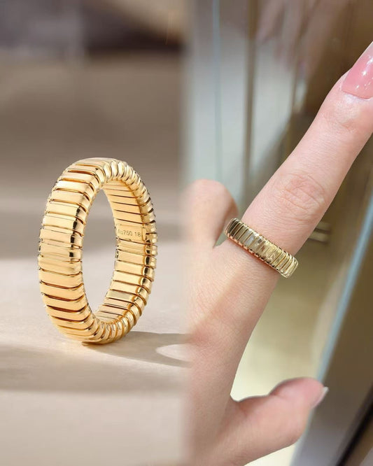 Classic 18k Gold Ring (Item No. HFR002）