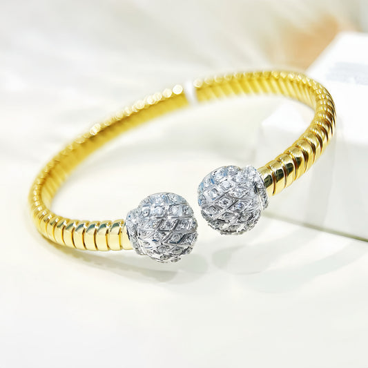 Vintage 18k Gold Diamond Bracelet (Item No. VT358)