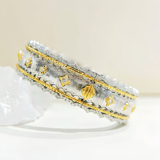 Vintage 18k Gold Diamond Bracelet (Item No. VT357)