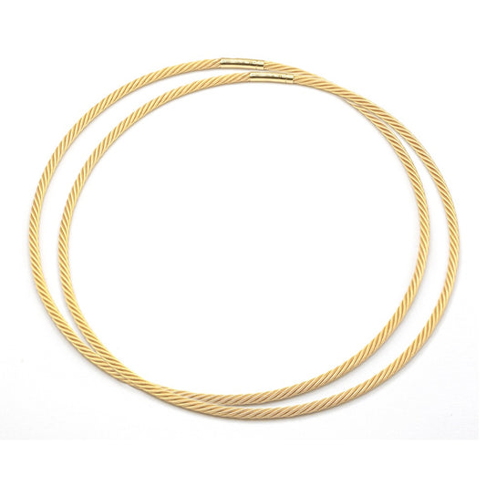 Twisted 18k Gold Necklace (Item No. SH031CN)