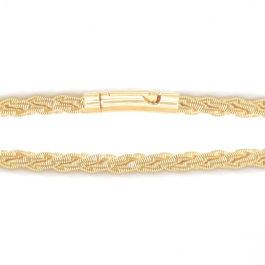 Twisted 18k Gold Necklace (Item No. DG071CN)