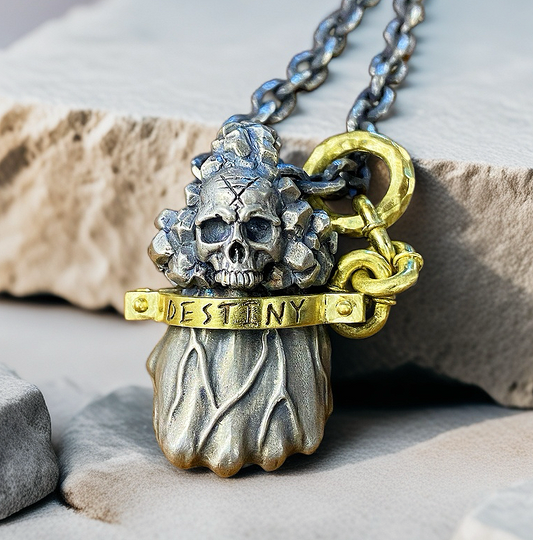 Power Fist Destiny Silver Pendant (Item No. SC033)