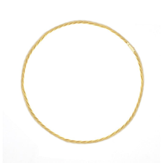 Twisted 18k Gold Necklace (Item No. SX021CN)