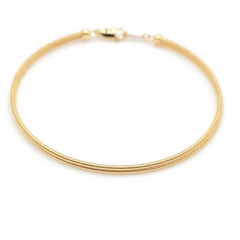 Twisted 18K Gold Bracelet (Item No. SX051CB)