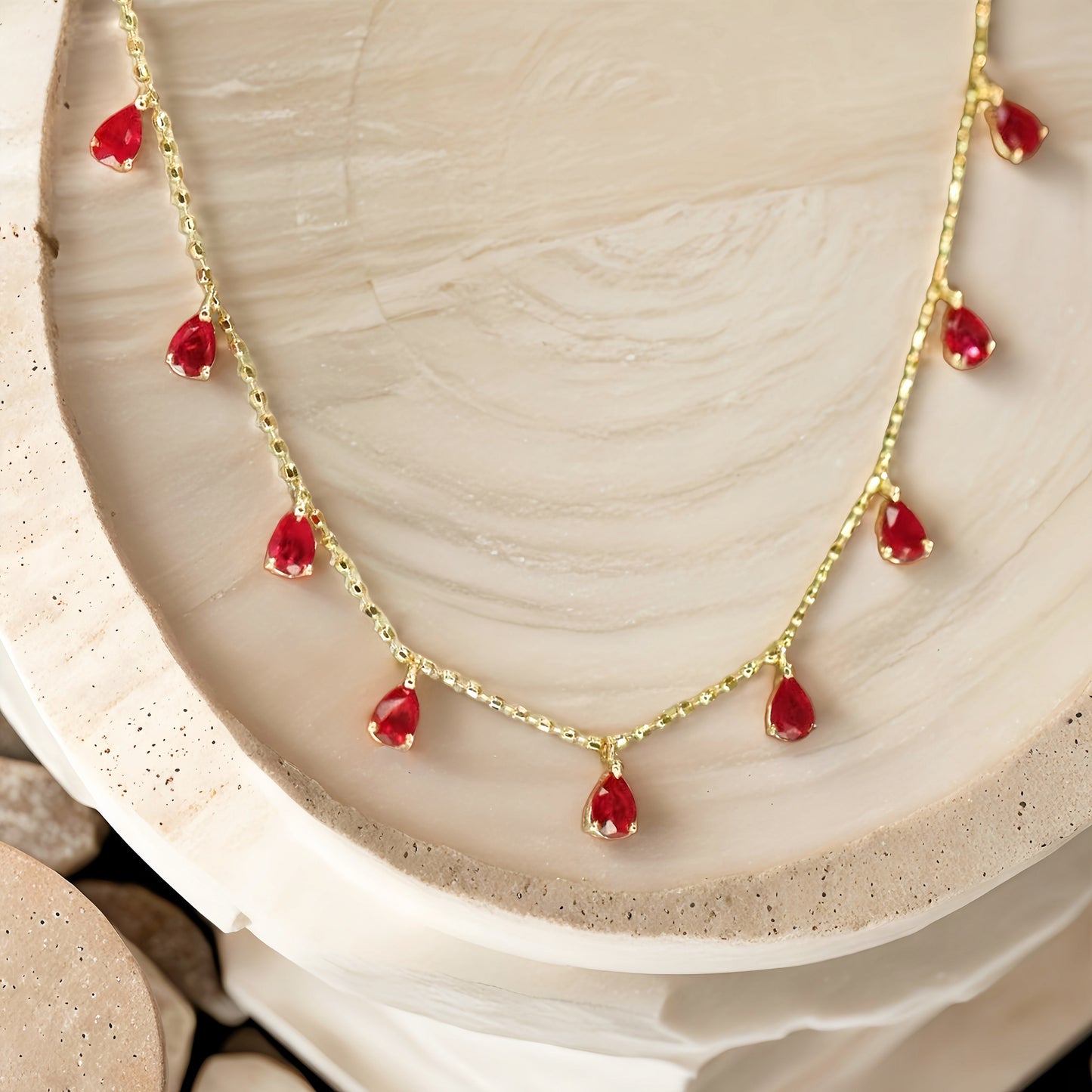 Vintage 18k Gold Diamond Necklace (Item No. VT207）