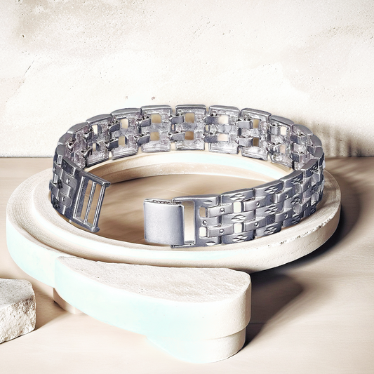 Classic Platinum Gold Bracelet (Item No. GB0040)