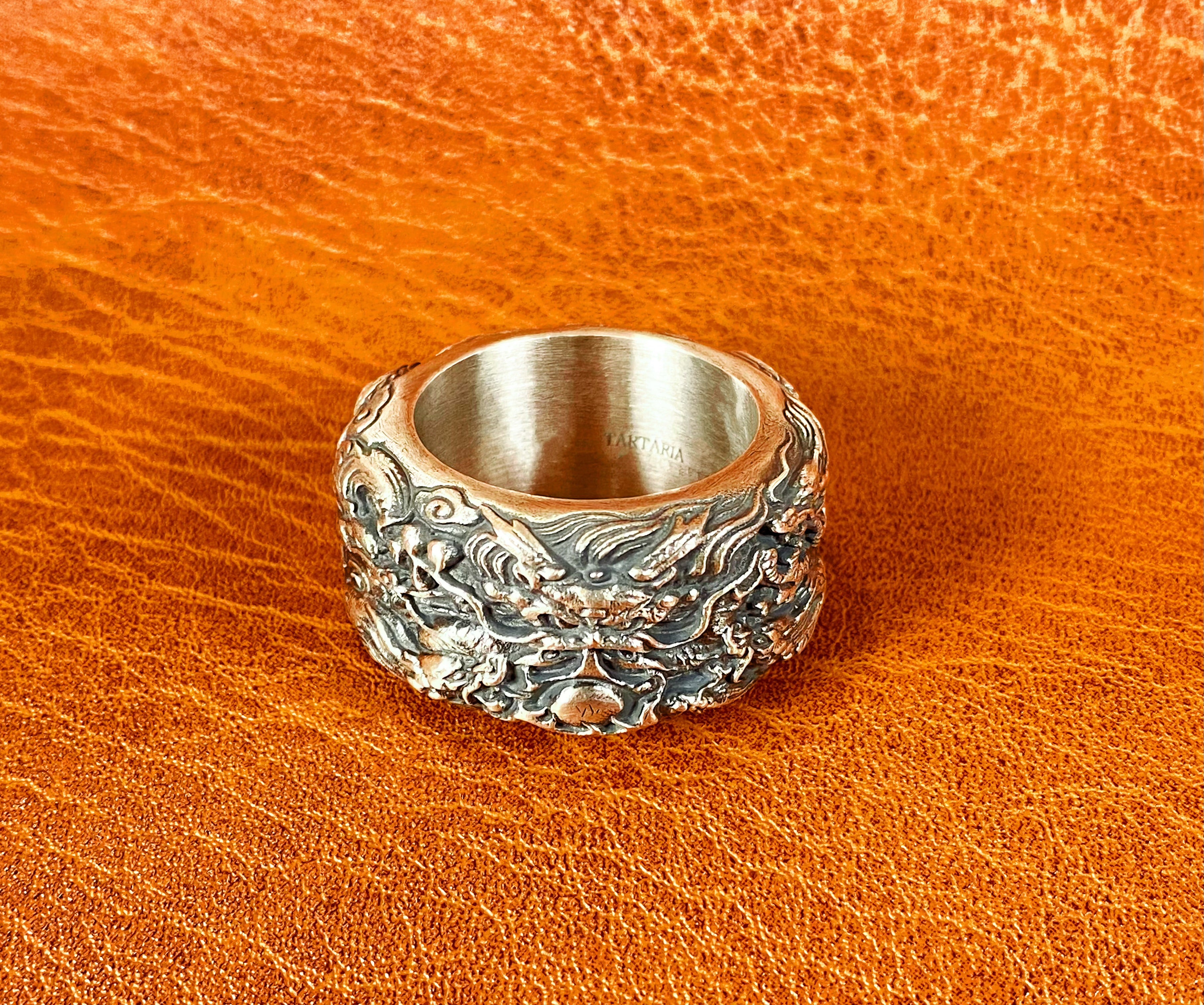 Nine Dragon Silver Ring (Item No. R0143)