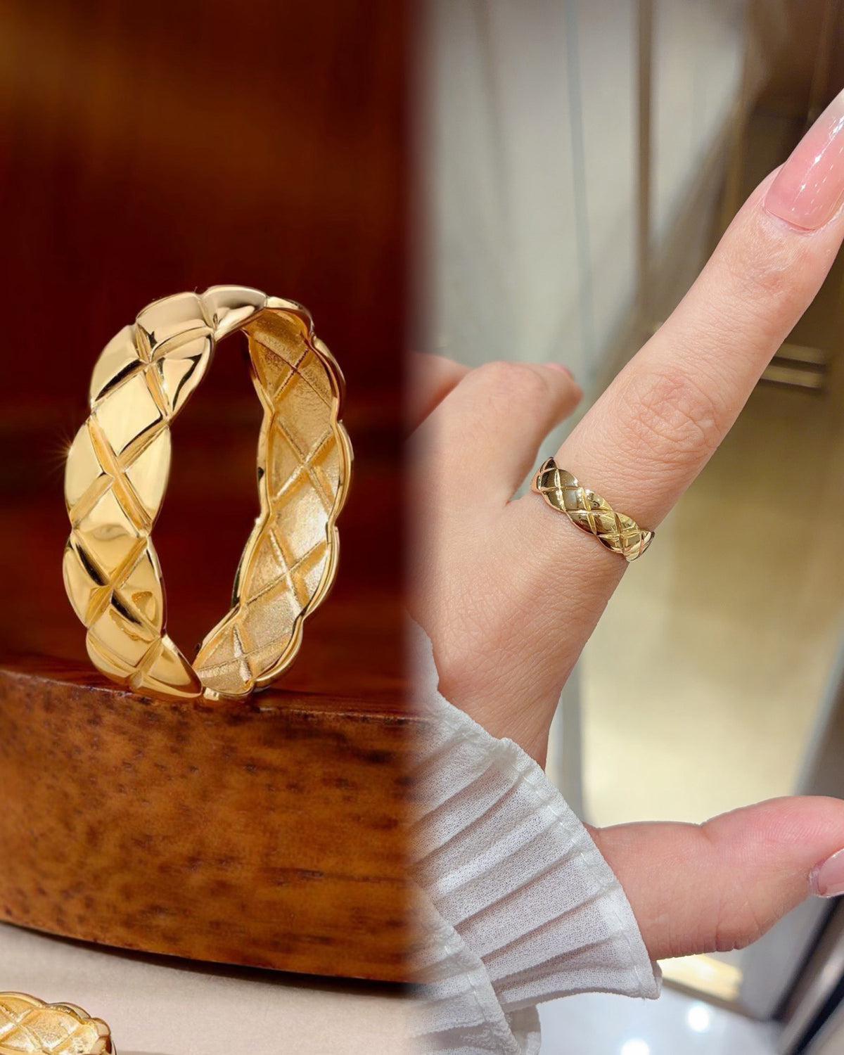 5.6mm Classic 18k Gold Ring (Item No. HFR005）