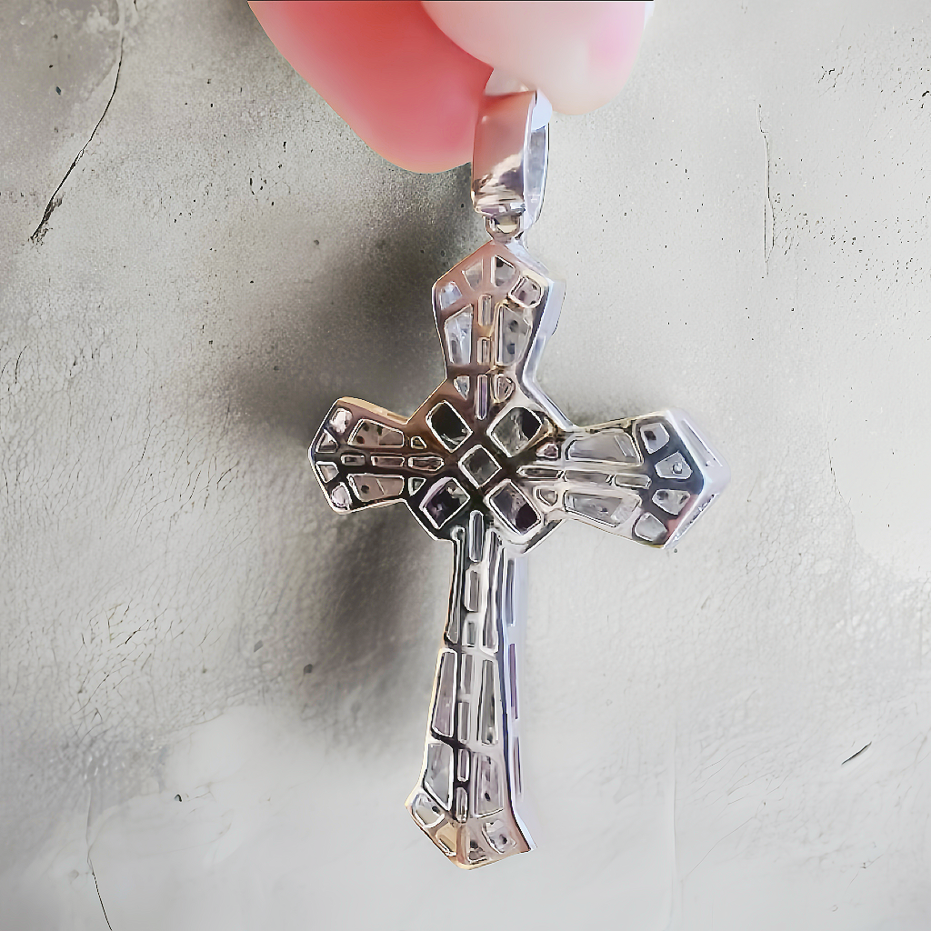 Cross Platinum Gold Pendant (Item No. GP004）