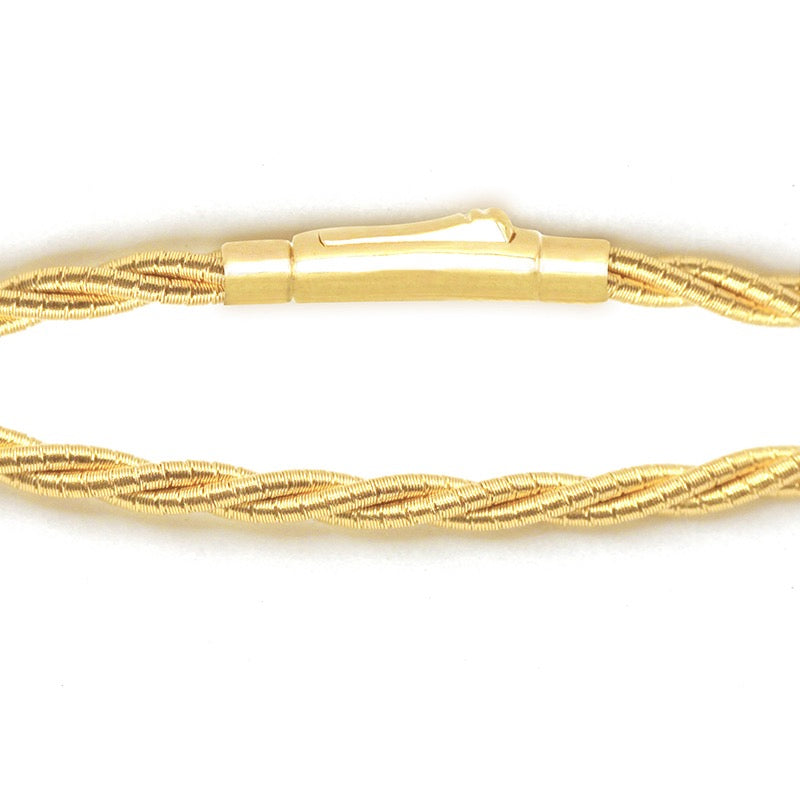 Twisted 18K Gold Bracelet (Item No. SX031CB)