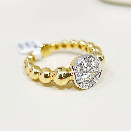 Vintage 18k Gold Diamond Ring (Item No. VT319)
