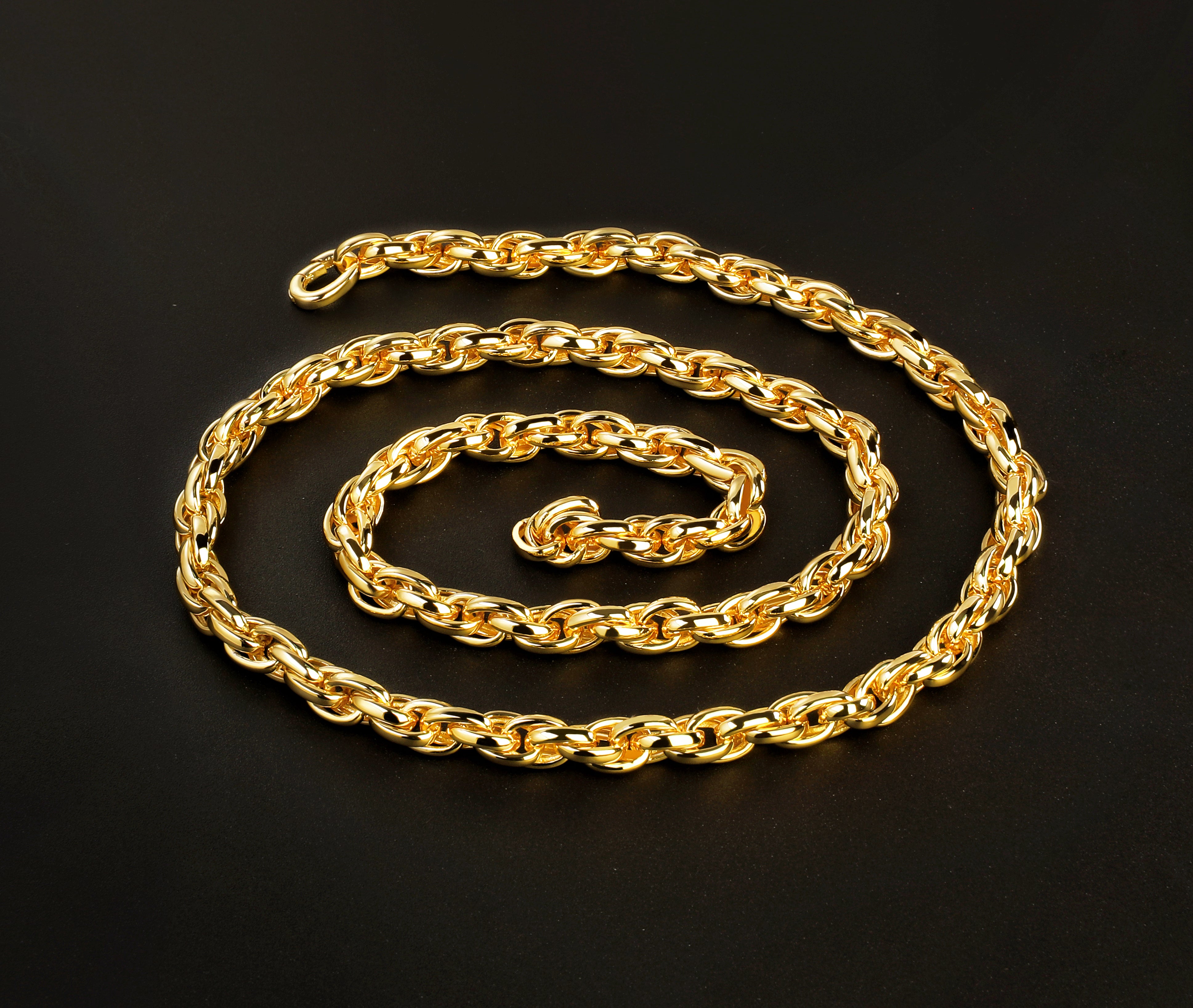 Classic 9k/14k/18k Gold Necklace Chain (Item No. GN0001）