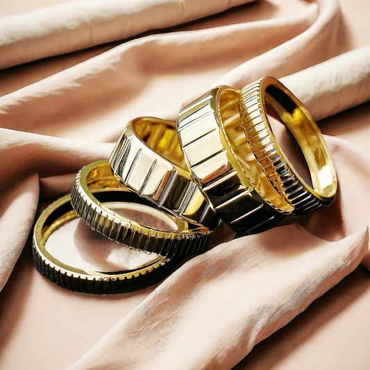 Contemporary 18k Gold Ring (Item No. GR0012）