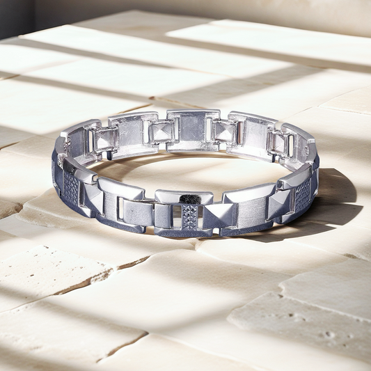 Classic Platinum Gold Bracelet (Item No. GB0041)