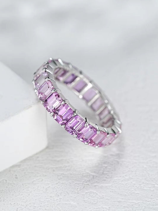 Rainbow Sapphire 18k Gold Ring (Item No. SA045）