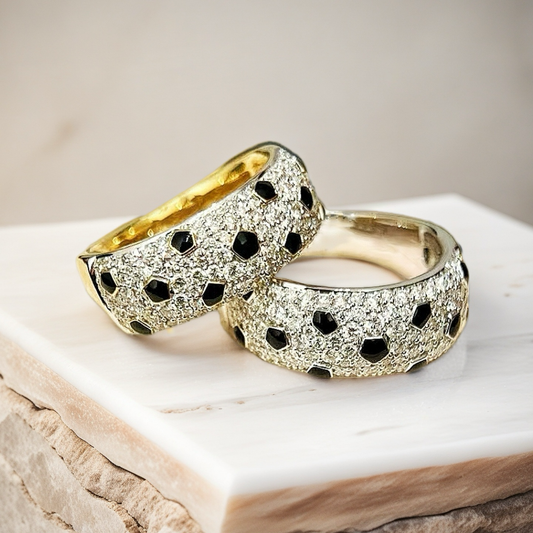 Black panther 18k Gold Diamond Ring (Item No. VT142）