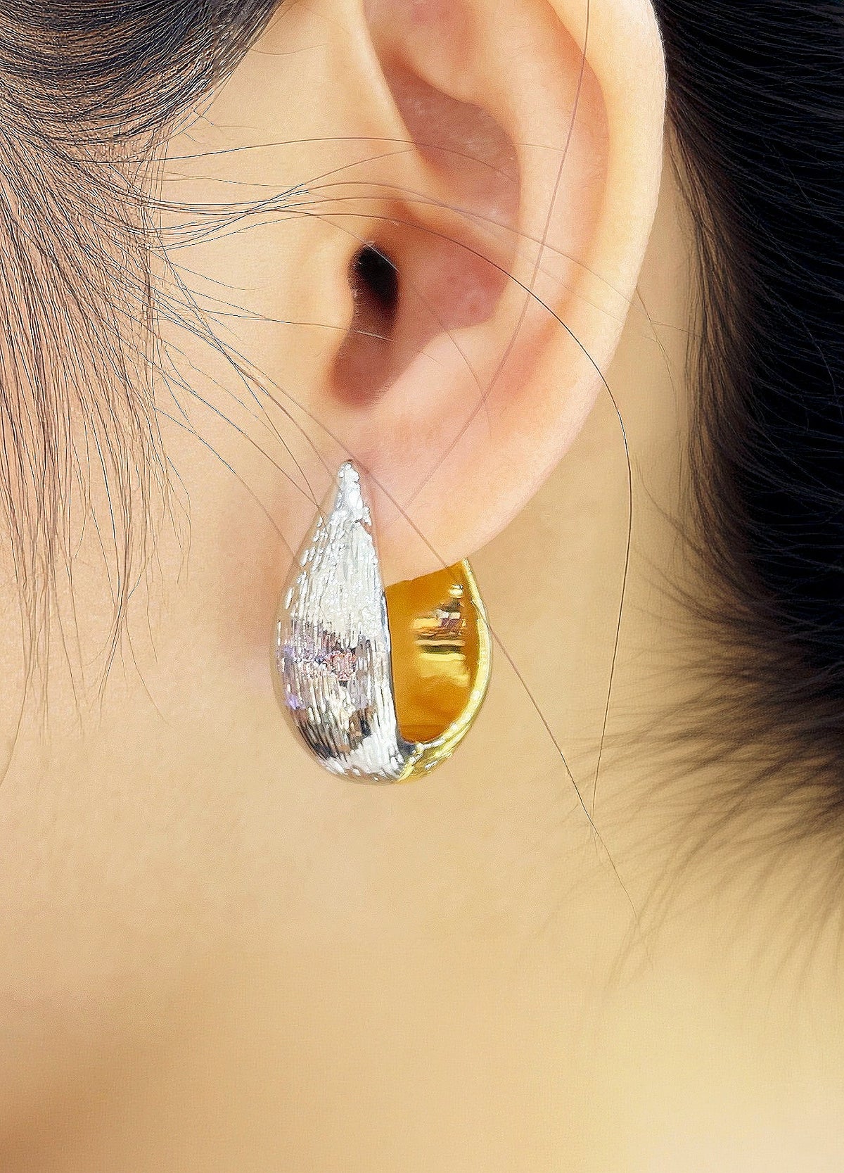 Classic 18k Gold Earring (Item No. SJER007）