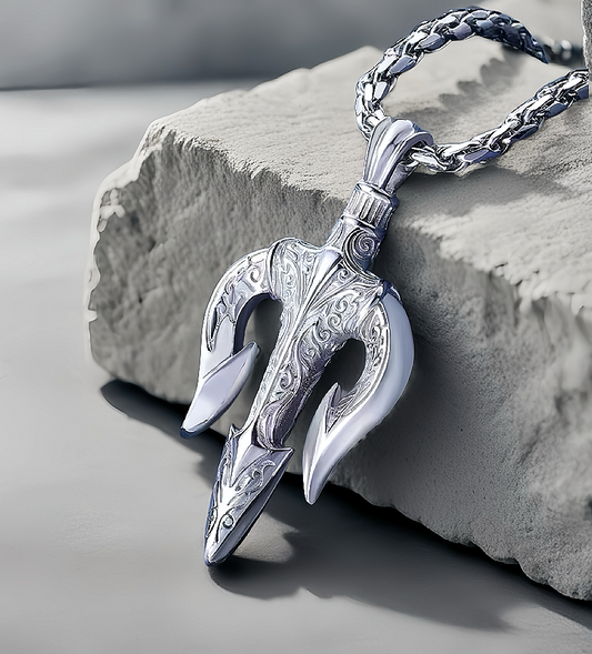 Trident Platinum Gold Necklace Chain (Item No. GP003）