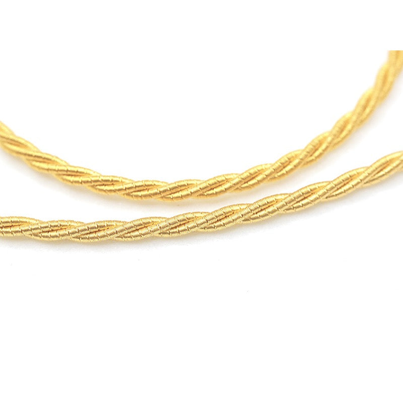 Twisted 18K Gold Bracelet (Item No. SX031CB)