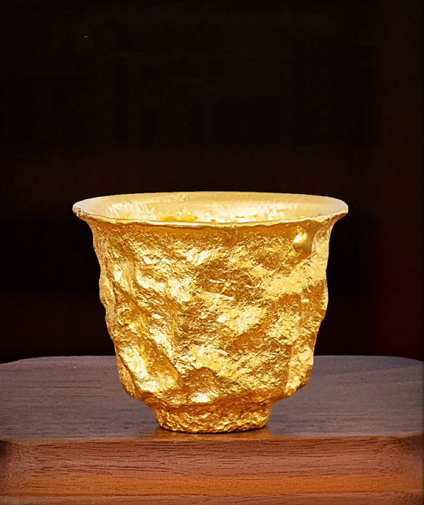 Stone 24K Gold Cup (Item No. GC002)