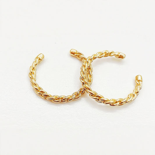Twisted 18k Gold Ring (Item No. HFR035）