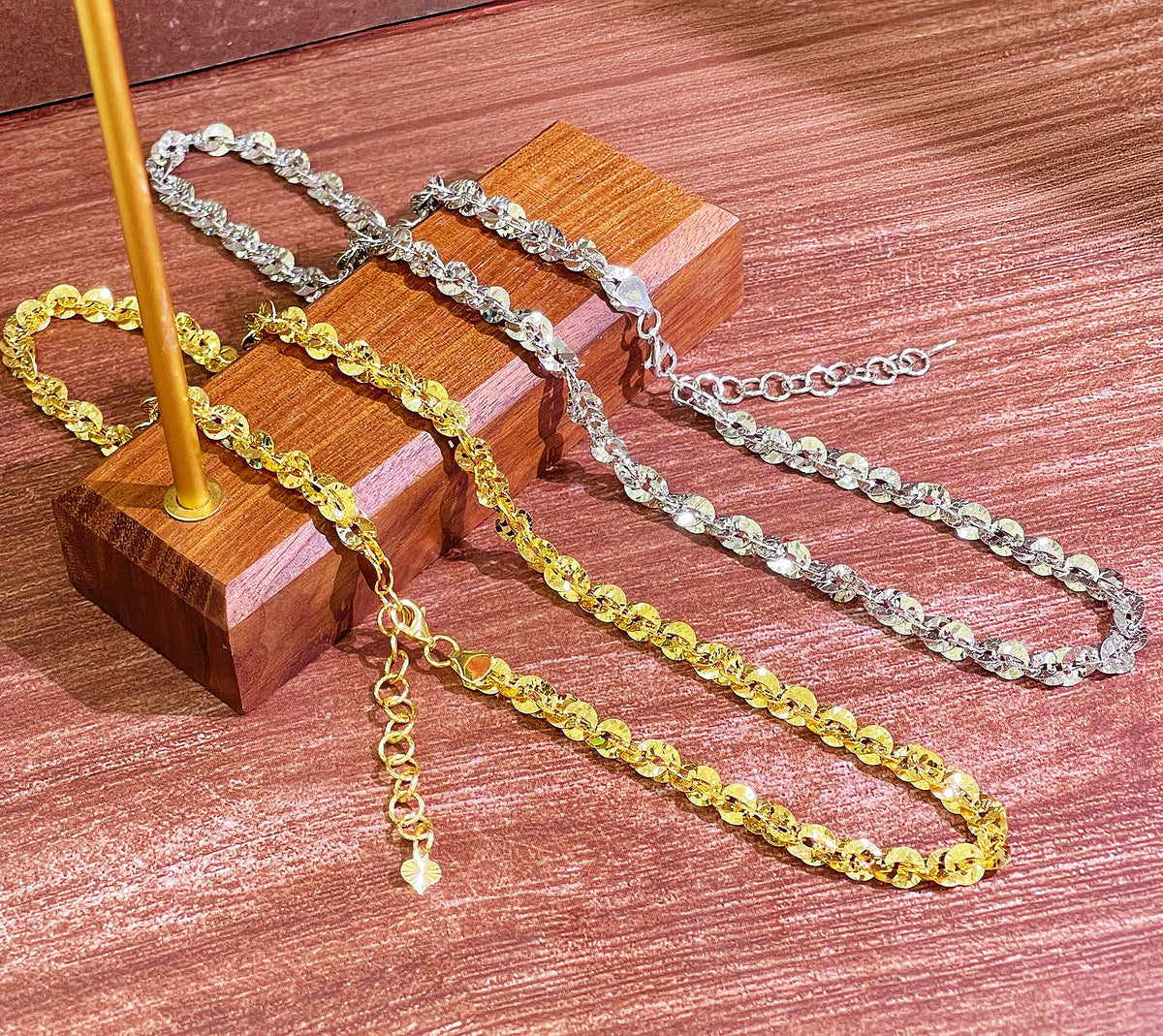 Fashion 18k Gold Necklace (Item No. SJN005）