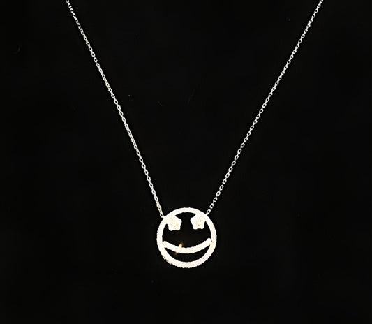 Smile 18k Gold Diamond Pendant (Item No. VT113）
