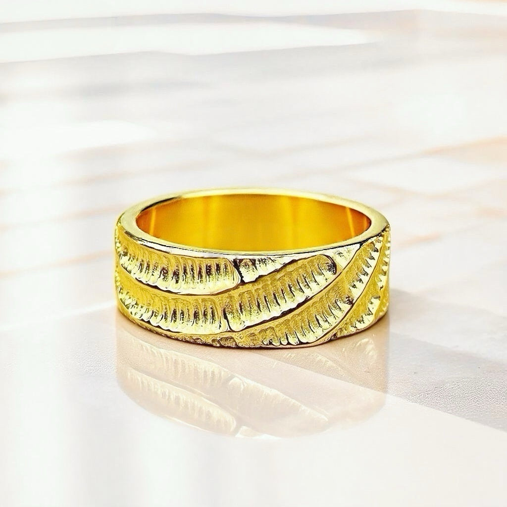 Dual Flow Diamond 9k/14k/18k Gold Ring (Item No. TDRG0006）