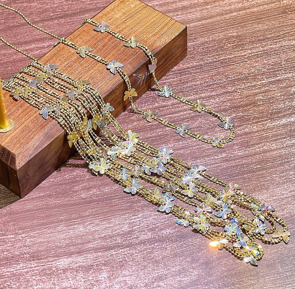 18k Gold Necklace (Item No. SJN011）