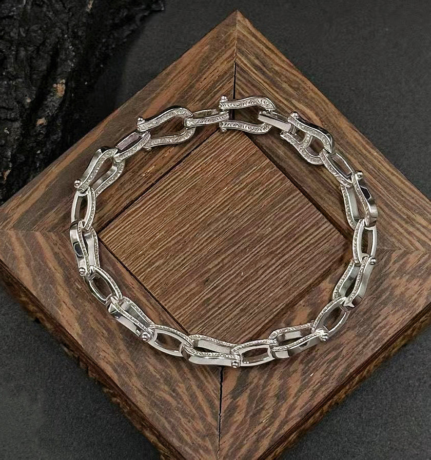 Fashion Silver Bracelet (Item No. B0649）