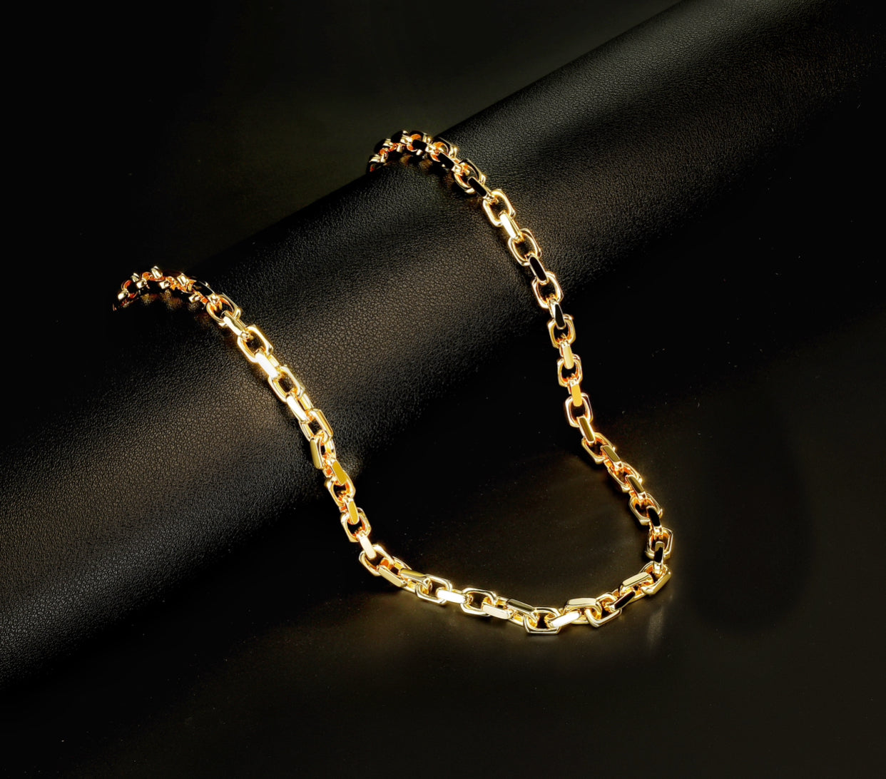 Oval Link 9k/14k/18k Necklace Chain (Item No. GN0002）